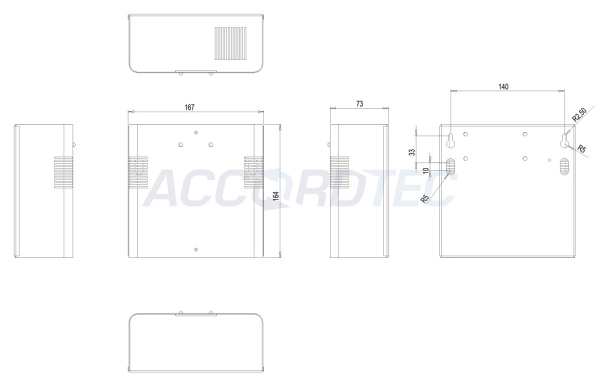 ББП-60 Блок бесперебойного питания ACCORDTEC, 12 В, 6 A